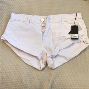 One teaspoon white bandit denim shorts